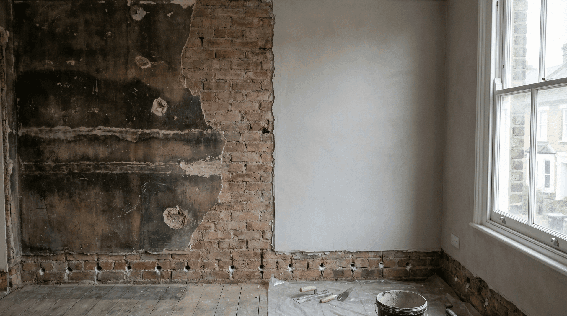 Damp Proofing services in West London by Hurrell Building Maintenance